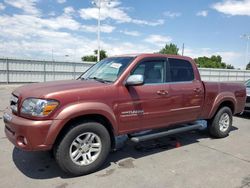 Toyota Tundra salvage cars for sale: 2005 Toyota Tundra Double Cab SR5