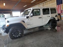 Jeep salvage cars for sale: 2024 Jeep Wrangler Sahara 4XE