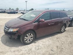 Salvage cars for sale from Copart Indianapolis, IN: 2016 Honda Odyssey EXL