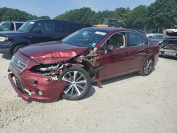 Subaru Legacy salvage cars for sale: 2015 Subaru Legacy 2.5I Limited