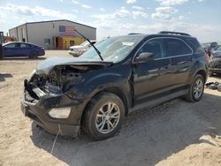 Salvage cars for sale from Copart Amarillo, TX: 2017 Chevrolet Equinox LT