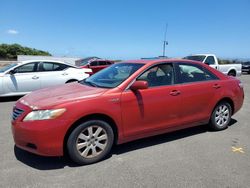 Toyota Camry salvage cars for sale: 2007 Toyota Camry Hybrid