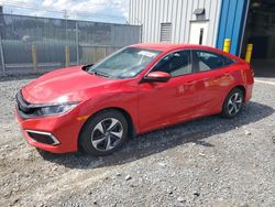 Honda salvage cars for sale: 2021 Honda Civic LX