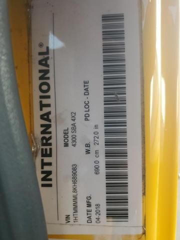 2019 International 4000 4300