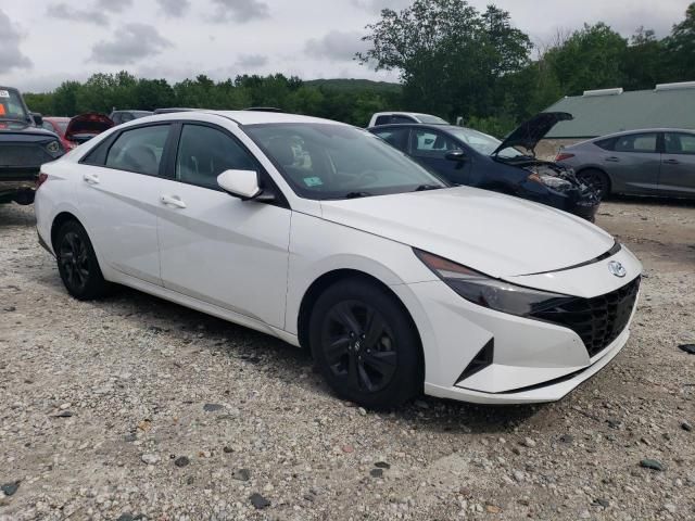 2021 Hyundai Elantra Blue