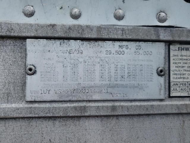 1999 Utility VS2RX Refrigerated Van Trailer