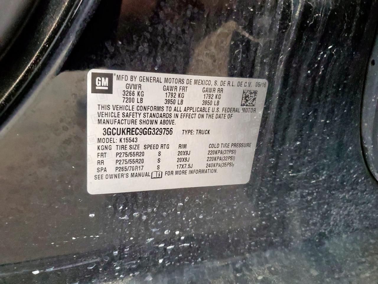 2016 Chevrolet Silverado K1500 lt