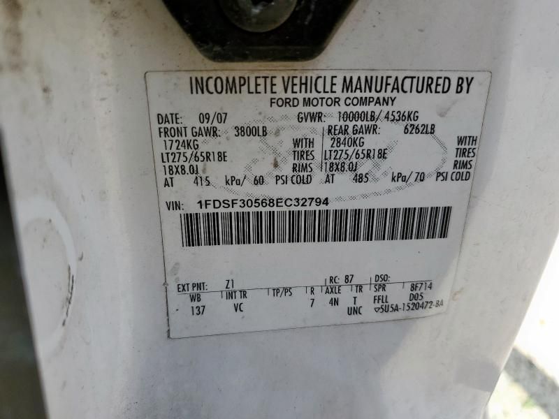 2008 Ford F350 srw Super Duty