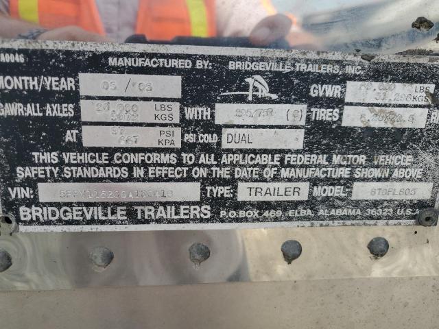 2006 Bridgville 2006 Bridgeville BTDFLS05 DRY Van Trailer