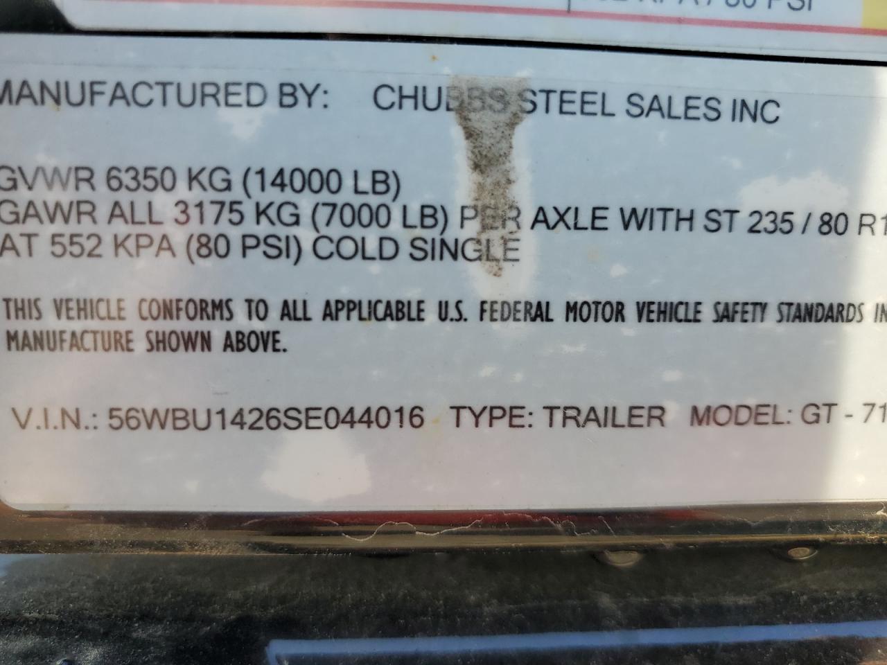 2025 Griffin GT-714 Dump Trailer