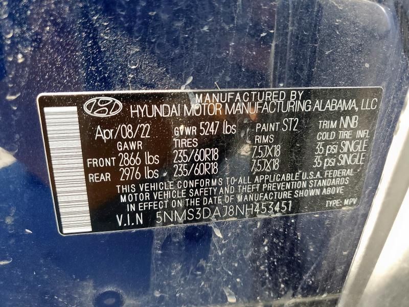 2022 Hyundai Santa FE SEL