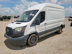 Salvage trucks for sale at Houston, TX auction: 2017 Ford Transit T-250
