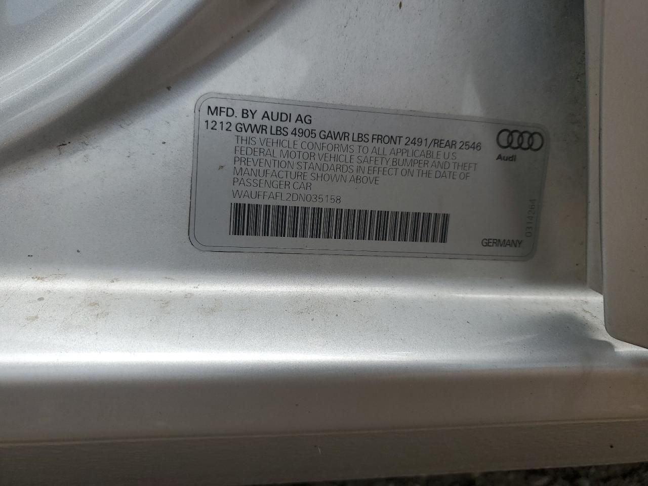 2013 Audi A4 Premium Plus