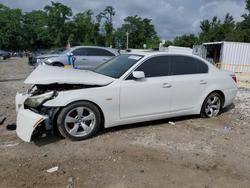 BMW 528 i salvage cars for sale: 2008 BMW 528 i