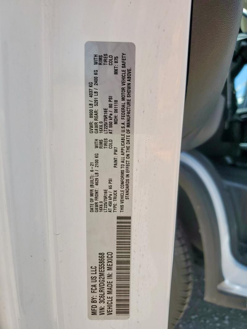 2021 Dodge RAM Promaster 2500 2500 High