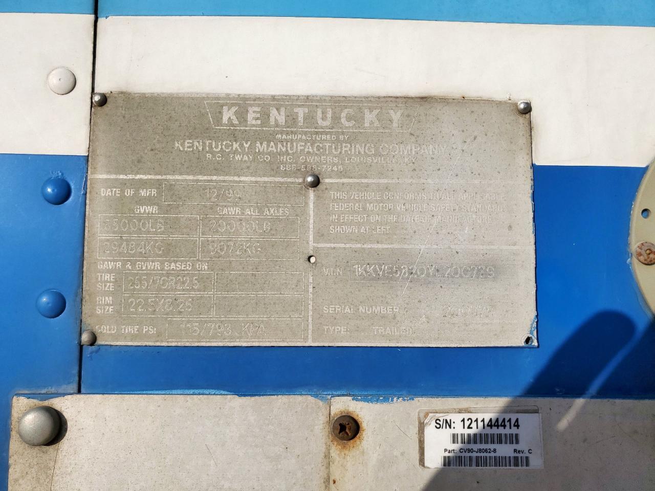 2000 Kentucky Delivery Trailer