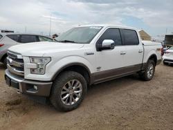 Ford salvage cars for sale: 2017 Ford F150 Supercrew