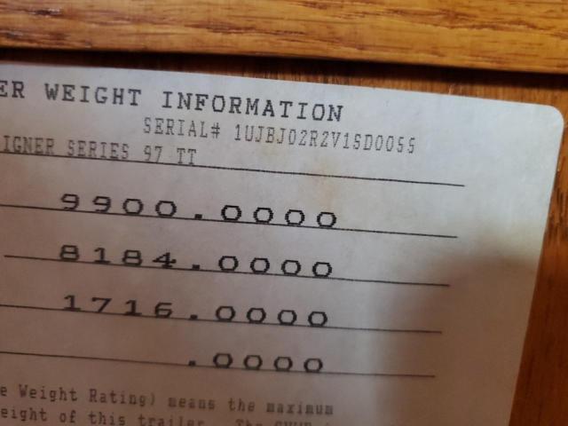 1997 Jayco Travel Trailer