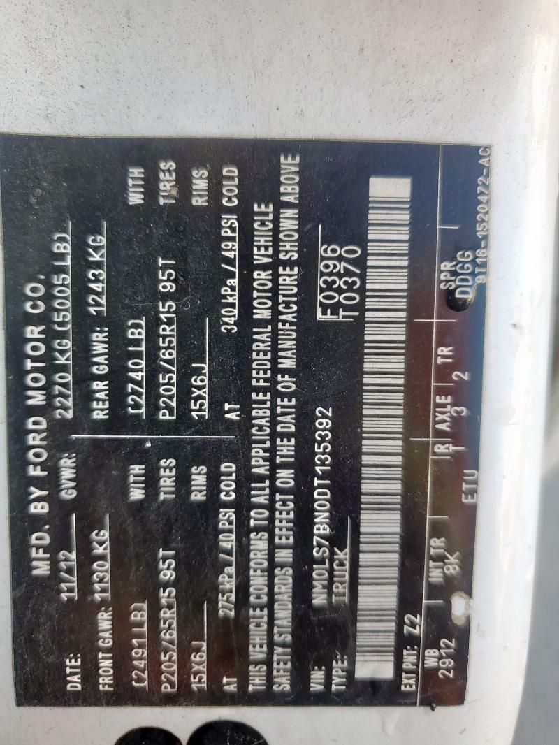 2013 Ford Transit Connect XLT