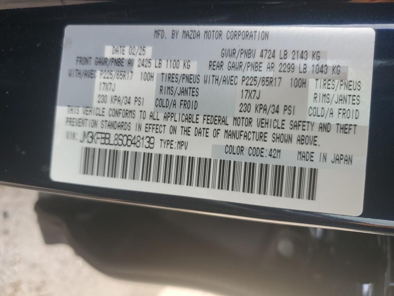 2025 Mazda Cx-5 Select