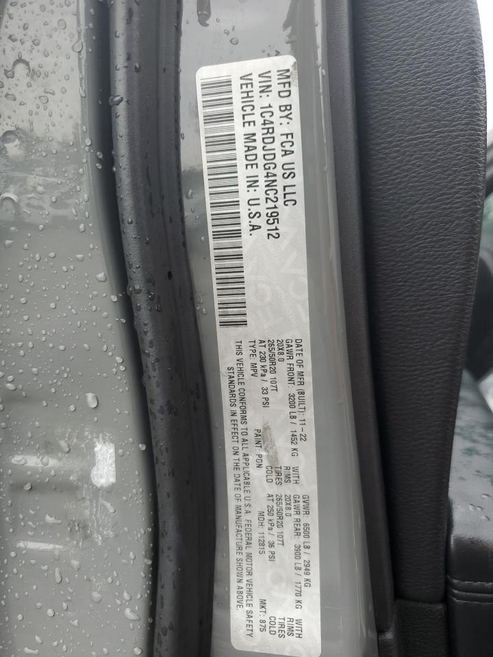 2022 Dodge Durango gt