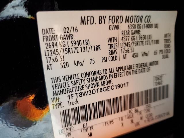 2016 Ford F350 Super Duty