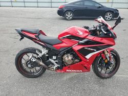 Salvage motorcycles for sale at Dunn, NC auction: 2022 Honda CBR500 RA