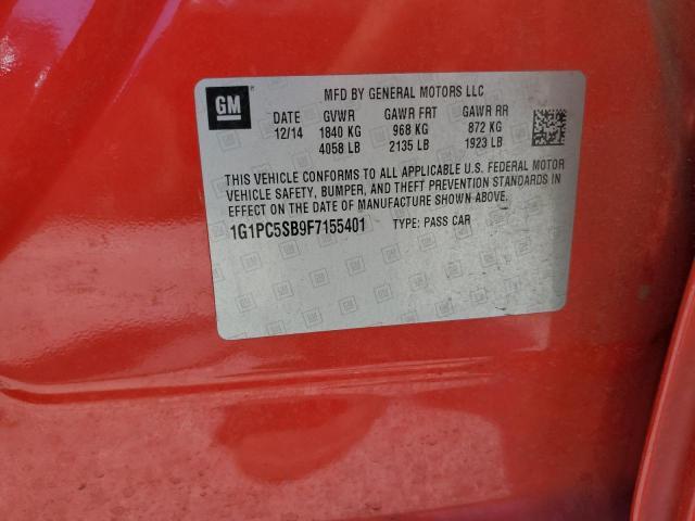 2015 Chevrolet Cruze lt