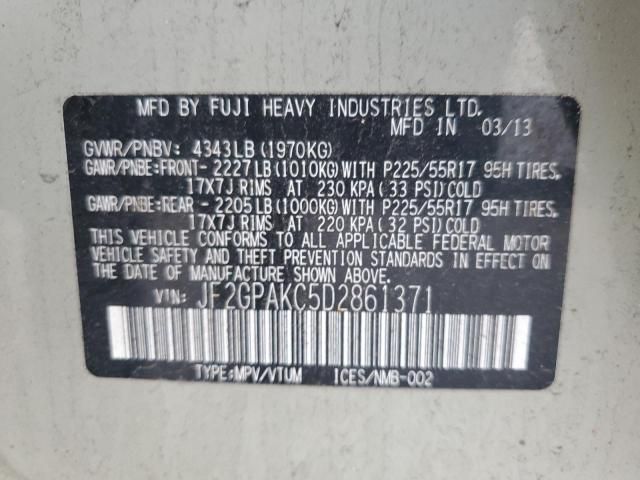 2013 Subaru Xv Crosstrek 2.0 Limited