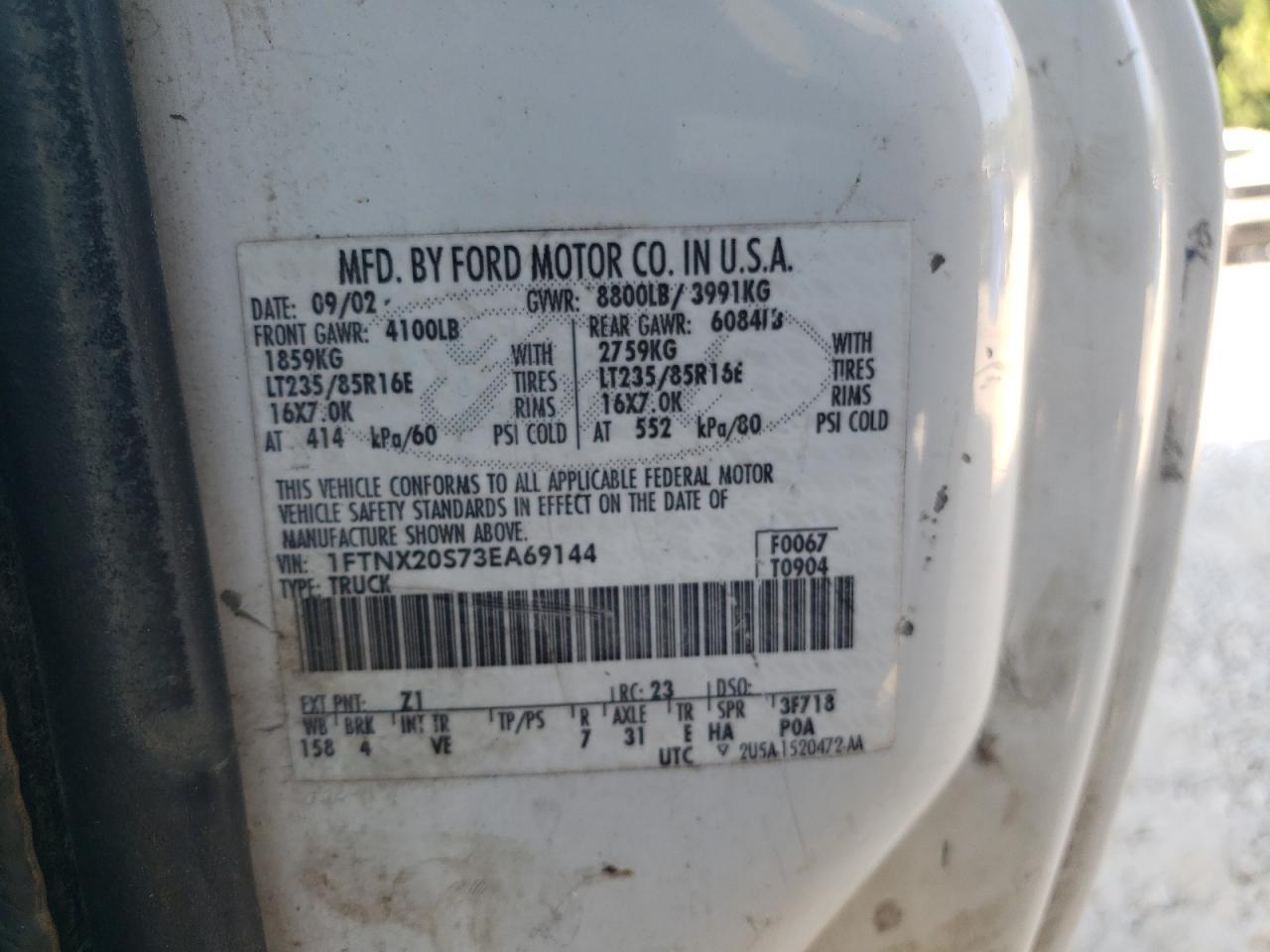 2003 Ford F250 Super Duty