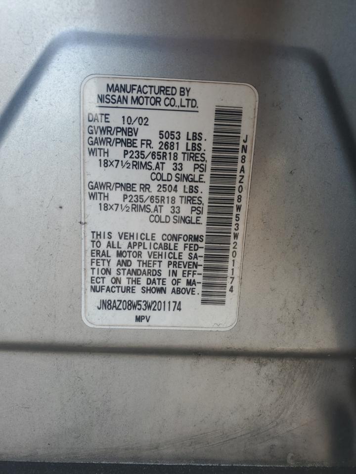 2003 Nissan Murano sl