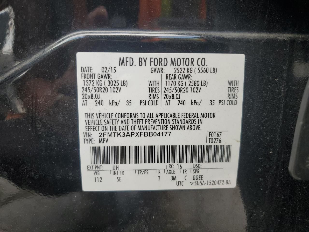 2015 Ford Edge Sport