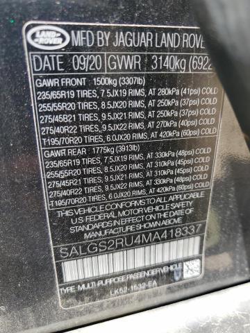 2021 Land Rover Range Rover hse Westminster Edition