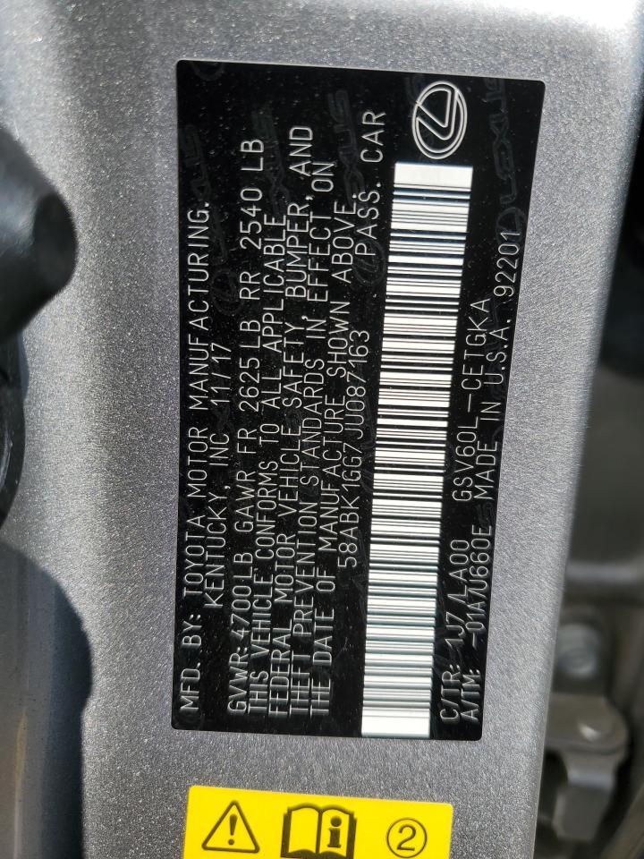 2018 Lexus Es 350 Base