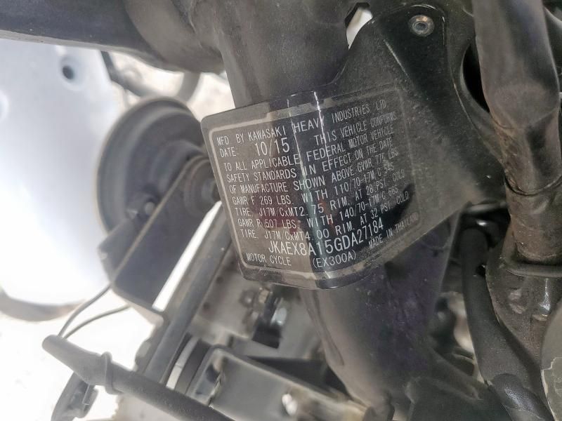 2016 Kawasaki EX300 A