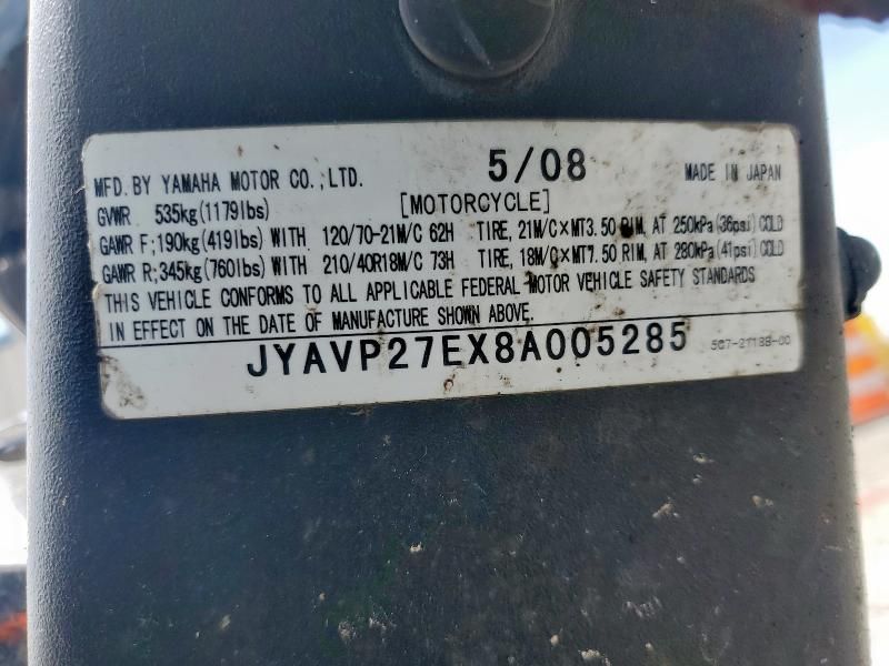 2008 Yamaha XV1900 CU