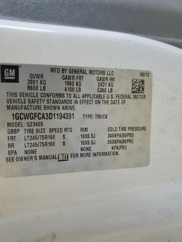 2013 Chev Express G2500