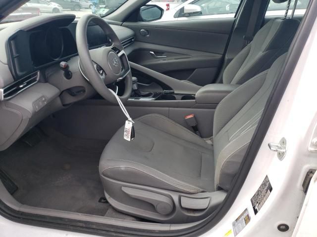 2021 Hyundai Elantra Blue