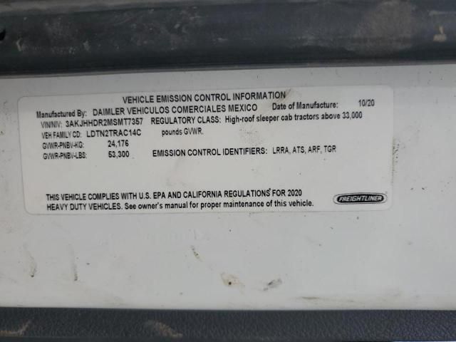 2021 Freightliner Cascadia 126