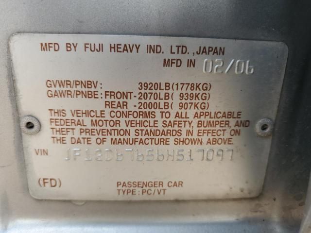 2006 Subaru Impreza 2.5I