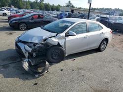 2019 Toyota Corolla l en venta en Exeter, RI