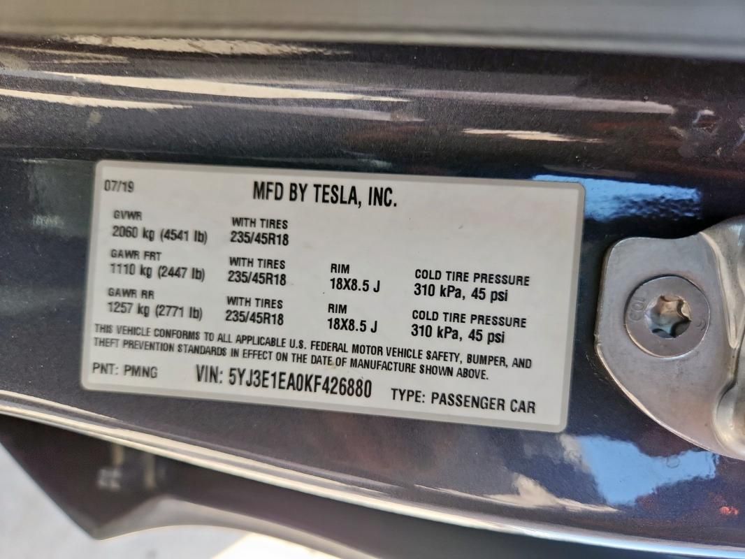 2019 Tesla Model 3