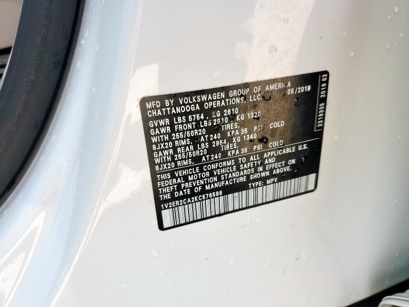 2019 Volkswagen Atlas sel
