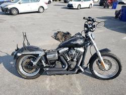 Salvage motorcycles for sale at Dunn, NC auction: 2007 Harley-Davidson Fxdbi