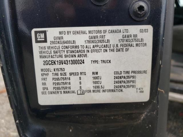 2003 Chevrolet Silverado K1500