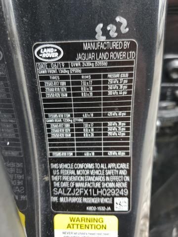 2020 Land Rover Range Rover Evoque s