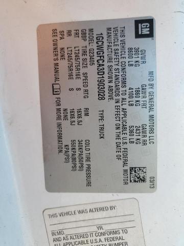 2013 Chevrolet Express G2500