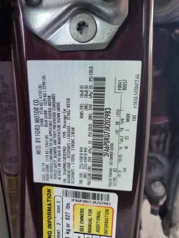 2018 Ford Fusion TITANIUM/PLATINUM HEV