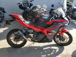 Salvage motorcycles for sale at Fredericksburg, VA auction: 2025 Kawasaki EX500 A