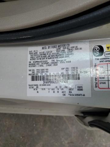 2012 Ford Fusion se